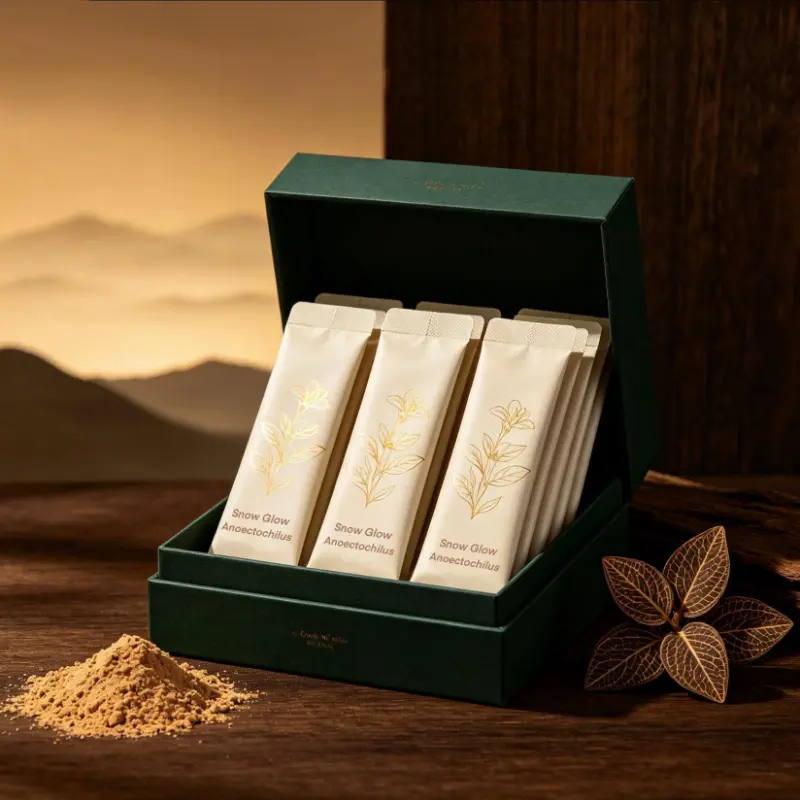 قدرتی ملٹی تصریح Anoectochilus Saponins Raw Extract
